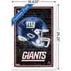 Trends International NFL New York Giants - Neon Helmet 23 Framed Wall Poster Prints - 3 of 4