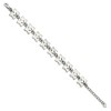 Black Bow Jewelry Stainless Steel Michigan Wolverines NCAA charm Bracelet 8 Inch - 3 of 4