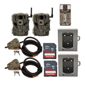 Stealth Cam Fusion X 26MP Trail Camera AT and T Super Security Bundle 2 Pack - 1 of 4