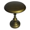 Carolina Living Pearson Metal Accent Table - Antique Brass - 2 of 4