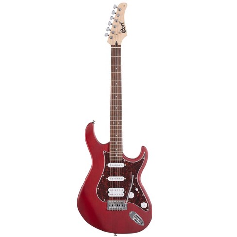 Cort G110OPBC G Series Double Cutaway Electric Guitar. Open Pore Black Cherry - image 1 of 4