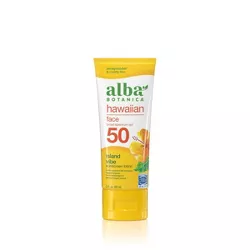 Alba Botanica Hawaiian Island Vibe Face Sunscreen Lotion - SPF 50 - 3oz