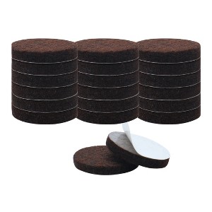 Unique Bargains Felt Round Self-Adhesive Floor Protectors Furniture Pads 20 Pcs - 1 of 3