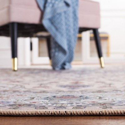 Elegant Beige & Green Synthetic 9' x 12' Tucson Area Rug