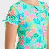 Girls' Enchanting Tropical Floral Printed One Piece Rash Guard - Cat & Jack™ - image 3 of 3