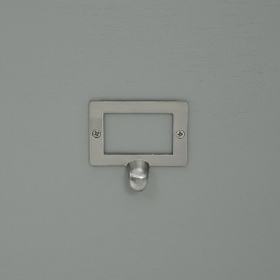 Harper Modern Gray Linen Blend Storage Bench with Cushion