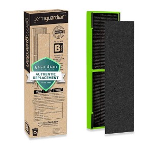 GermGuardian FLT4825VO HEPA Toxin Clear Air Purifier Replacement Filter B: Captures VOCs, Odors, Mold, Dust, Black - 1 of 4