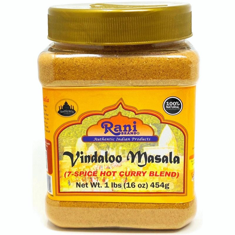 Vindaloo Curry Masala, Indian 7-Spice Blend - 16oz (1lb) 454g - Rani Brand Authentic Indian Products, 1 of 6