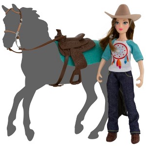 Breyer Freedom Series Natalie Cowgirl Doll 5 Piece Doll and Accessory Set - 1 of 3