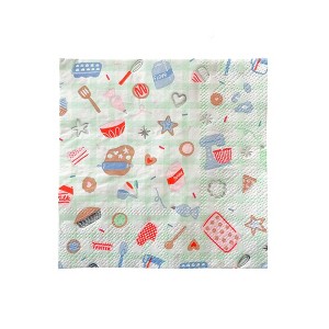 Daydream Society - Baking Spirits Bright Print Petite Napkins - Pack of 16 Paper Napkins - 1 of 3