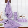 American Soft Linen 4 Piece 100% Cotton 16x28" Salem Hand Towel Set - 2 of 4