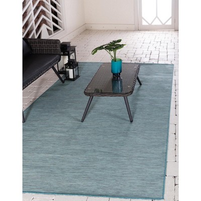 Unique Loom    Outdoor Solid Patio Area Rug
