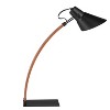 23" Noah Desk Lamp Wood/Black - LumiSource - image 3 of 4