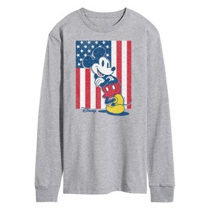 Men's - Disney - Americana Long Sleeve Graphic T-Shirt - 1 of 4