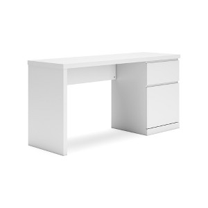 Signature Design by Ashley Onita 60" Home Office Desk, White - 1 of 4