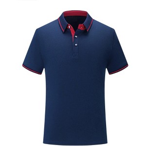INSPIRE CHIC Men's Short Sleeve Contrast Color Summer Business Golf Polos - 1 of 4