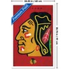 Trends International NHL Chicago Blackhawks - Logo 25 Framed Wall Poster Prints - 3 of 4