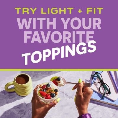 Light + Fit Apple Cinnamon Greek Yogurt - 12g Protein 21.2oz/4ct