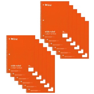 C-Line 1 Subject Wide-Ruled Notebook (Orange, 12 Pack) - Office & School Supplies, Notebook Paper - 1 of 4