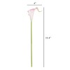 Nature Spring Faux Calla Lily Bundle - 24, Coral - 3 of 4
