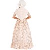 HalloweenCostumes.com Large Girl Colonial Girl Kid's Costume, White/Pink/Pink - 2 of 3