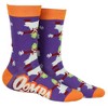 Willy Wonka Socks Oompa Loompa and Wonka Designs Adult Mid Calf Crew Socks 2 Pair Fits Shoe Size 8-12 Multicolored - 3 of 4