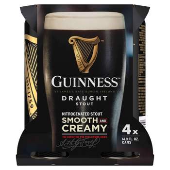 Guinness Draught Beer - 4pk/14.9 fl oz Cans