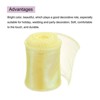 Unique Bargains Gift Wrapping Wide Sheer Wired Pastel Shimmer Iridescent Chiffon Ribbons 1 Pc - 3 of 4