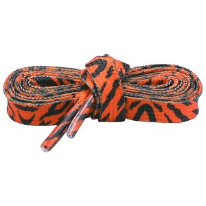 Elerevyo Printed Shoelaces Animal Pattern Flat Shoe Laces for Sneakers Shoestring 2 Pairs - 1 of 4