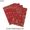 Unique Bargains Gift Wrap Paper Christmas Kraft 27.56"x19.69" 5 Pcs - 3 of 4