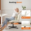 Mr Ironstone Criss Cross Legged Chair, Armless Office Desk Wide Seat No Wheels, Swivel Height Adjustable Comfy - 4 of 4