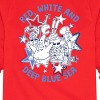 Boys' - SpongeBob SquarePants - Red, White and Deep Blue Sea Long Sleeve Graphic T-Shirt - 2 of 4
