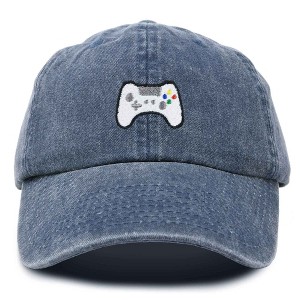 Dalix Game Controller Embroidered Mens Womens Cotton Dad Hat Baseball Cap Adjustable - 1 of 4