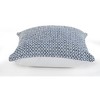 18" Gray And White Cotton Geometric Throw Pillow - 4 of 4