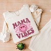 Simply Sage Market S.W.Smiley Checkered Mama Vibes Retro Lightweight Garment Dyed Sweatshirt - 3 of 4