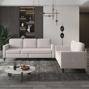 Mjkone Sectional Sofa Couches Set for Living Room 3-Seat Sectional Sofa&Loveseat Sofa - 1 of 4