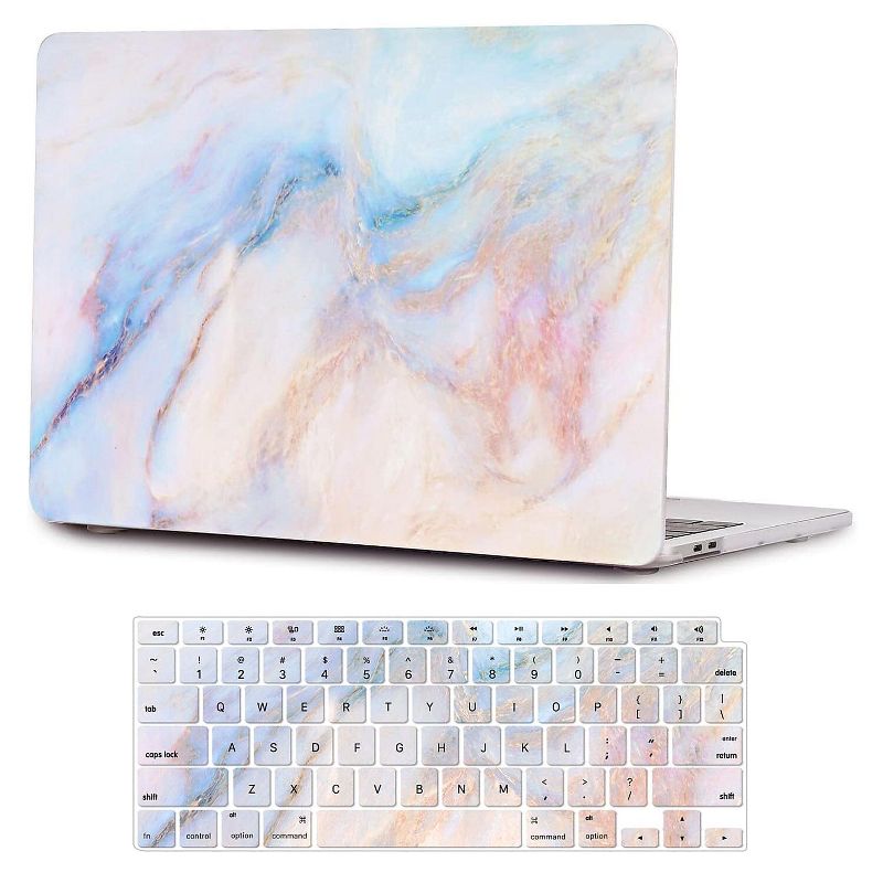 SaharaCase HybridFlex Arts Case for Apple MacBook Air 13" M1 Chip Laptops Blue Marble (LT00001), 1 of 8