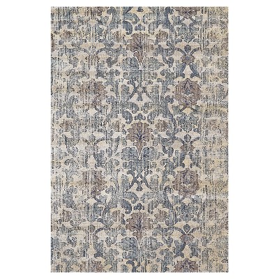 3'2"x5'4" Damask Woven Accent Rugs Driftwood - Weave & Wander