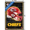 Trends International NFL Kansas City Chiefs - Neon Helmet 23 Unframed Wall Poster Prints - 3 of 4