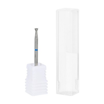 Unique Bargains Nail Drill Bits Head Diameter 0.1 inch Silver Tone