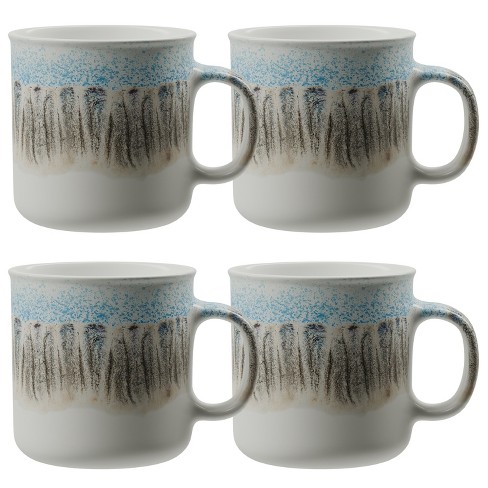 American Atelier Stackable Coffee Mugs 2 Piece Set, 14oz Ceramic