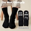 4E's Novelty Socks with the Phrase ‘Do Not Disturb I’m Gaming - Funny Gaming Socks for Men & Teen Boys, 1 Pair Gamer Socks - 3 of 4