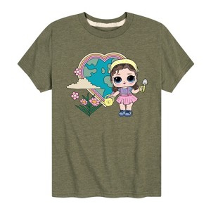 Boys' - LOL Surprise! - Grow Gurrl Heart Earth Short Sleeve Graphic T-Shirt - 1 of 4