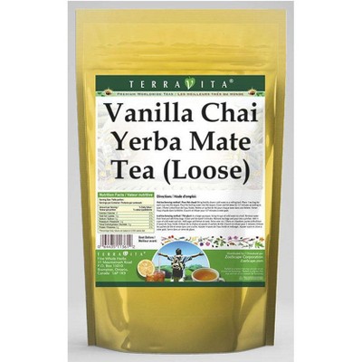 TerraVita Vanilla Chai Yerba Mate Tea (Loose) (8 oz, ZIN: 570209, 1-Pack)