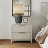 Roundhill Furniture Tavari Contemporary 2-Drawer Wood Nightstand, Light Gray - 2 of 4