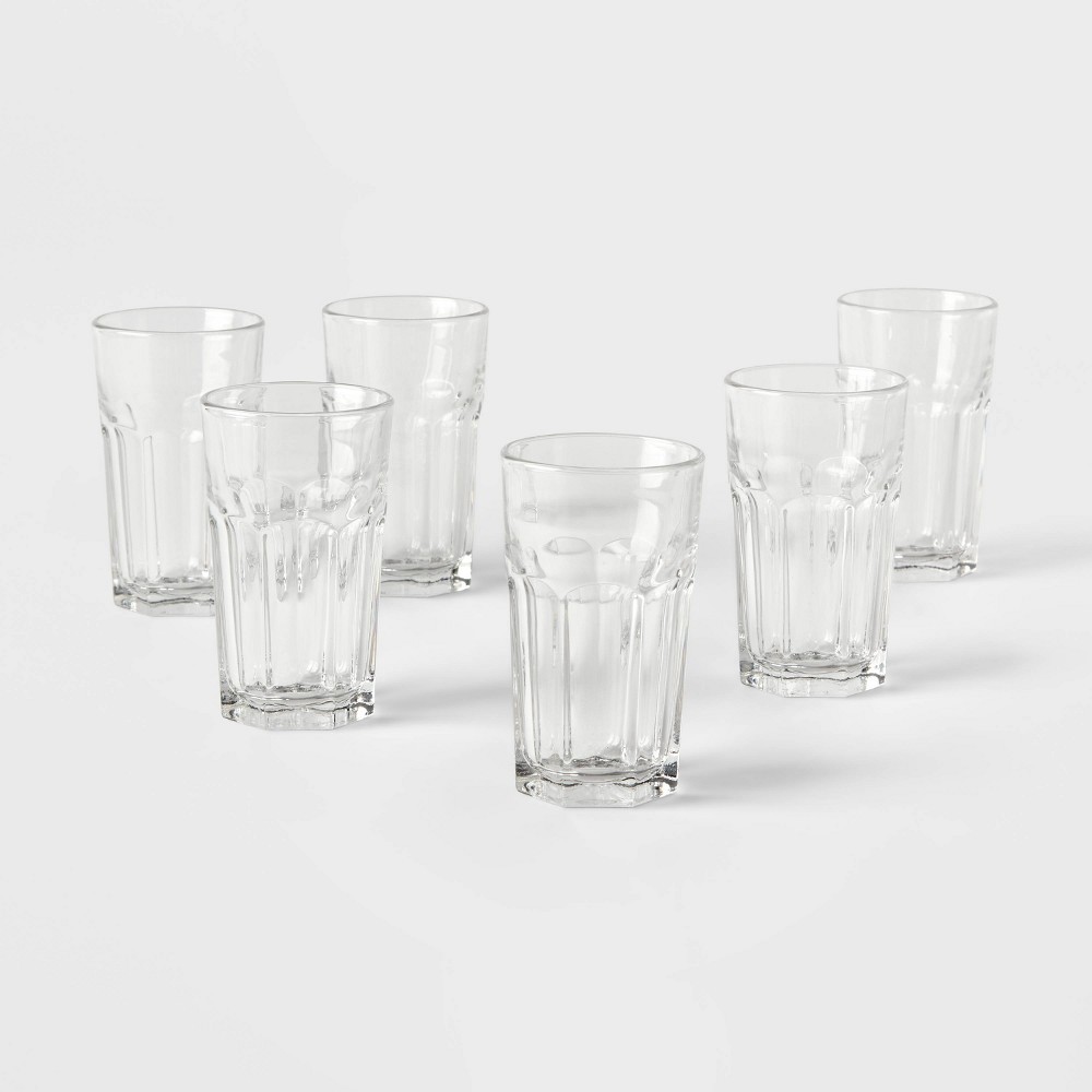 7oz 6pk Glass Tremont Juice Glasses - Threshold