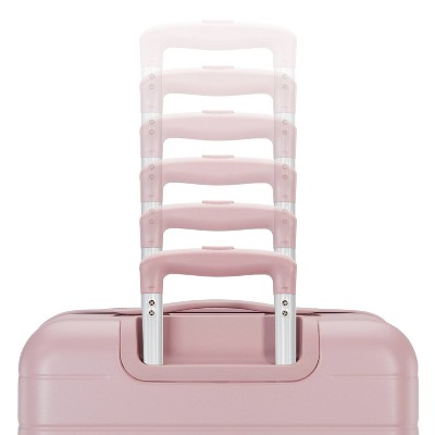 American Tourister Open Front Hardside Carry On Spinner Suitcase - Cosmetic Pink‼️light dirt gently used‼️