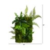 Nearly Natural 24-in x 16-in Mixed Foliage Artificial Living Wall - 2 of 4