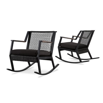 Calvin Rocker Set of 2 Black - Real Flame