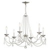 Livex Lighting Pennington 6 - Light Chandelier in  Antique Silver Leaf - 2 of 2
